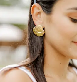 Adora Shell Statement Earrings
