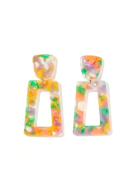 Kennedy Confetti Statement Earrings