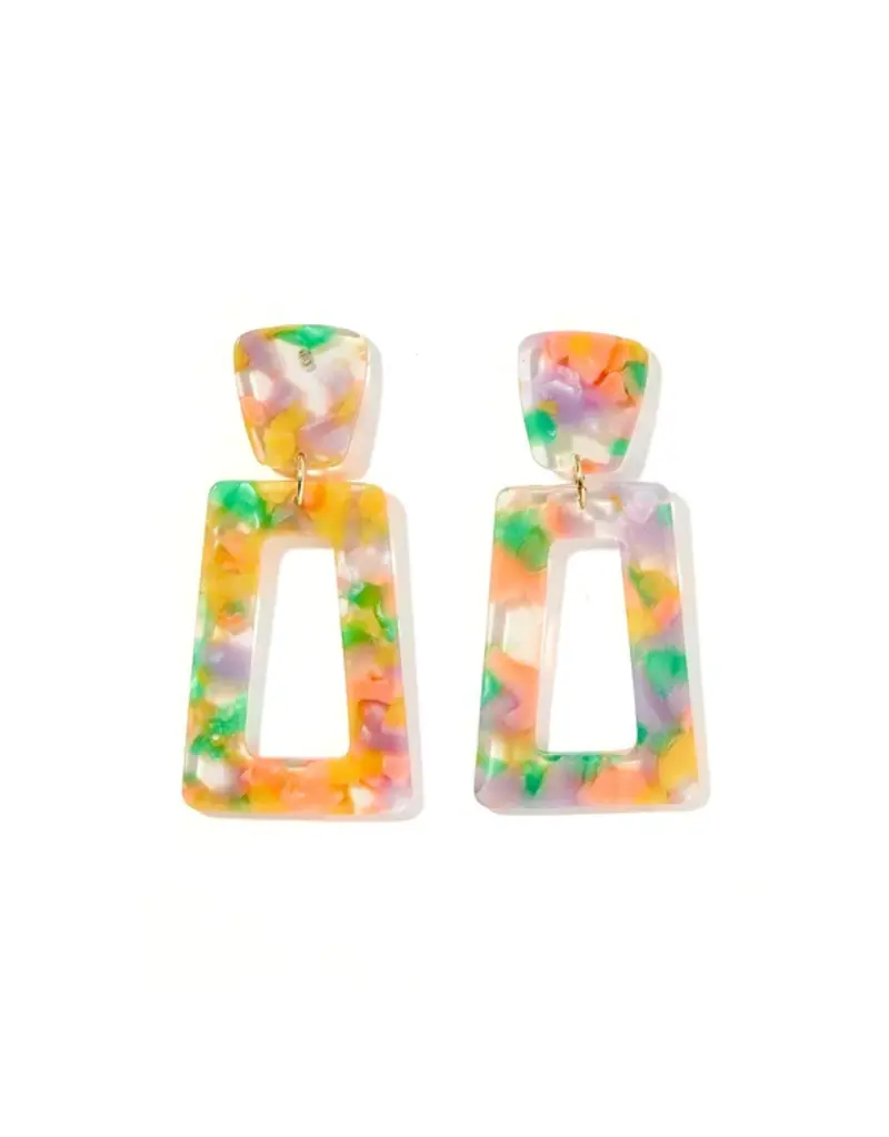 Kennedy Confetti Statement Earrings