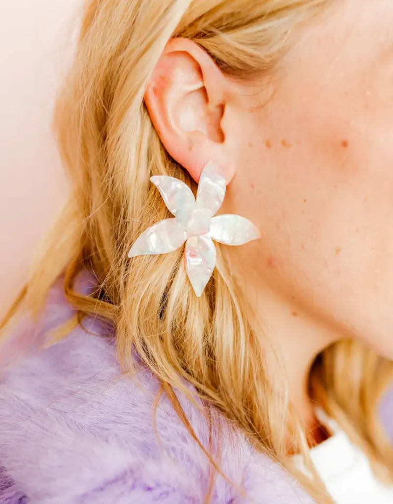 Annie Floral Statement Earrings