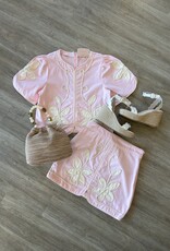 Main Girl Energy Embroidered Top