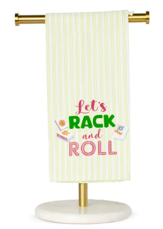 Let's Rack And Roll Hand Towel