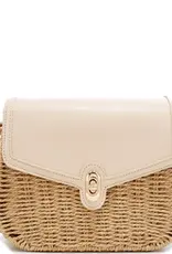 Natalie Straw Design Crossbody