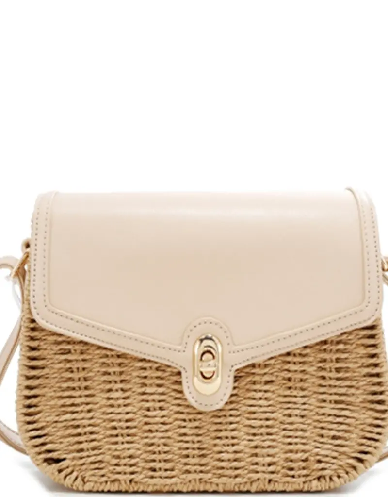 Natalie Straw Design Crossbody