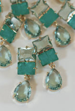 Amalfi Turquoise Ombre Gem Drop Earrings