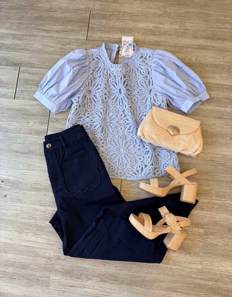 Elizabeth Textured Top