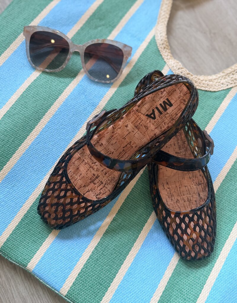 Mia Coco Tortoise Jelly Flats