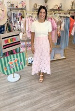 Juliette Floral Lace Midi Skirt