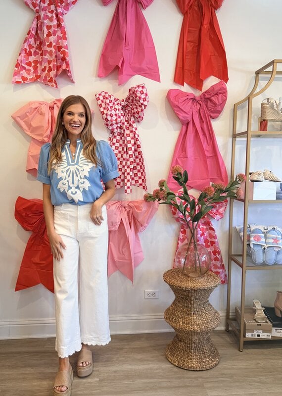 Wishful Thinking Embroidered Top