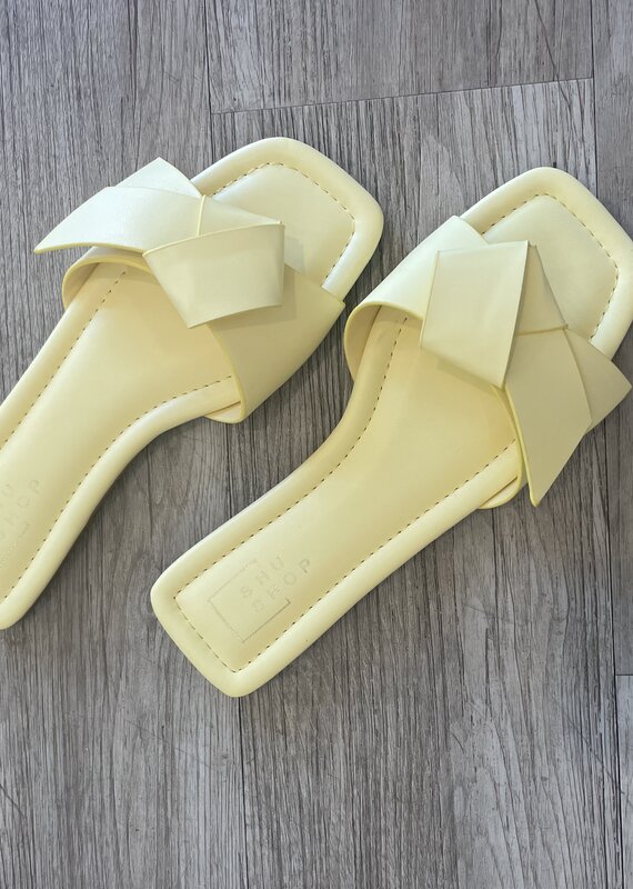 Shu Shop Diana Yellow Sandals