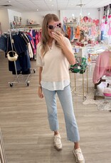 Drive Around Knit Layered Top