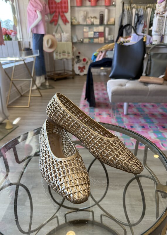 Highway-07 Metallic Ballet Flat