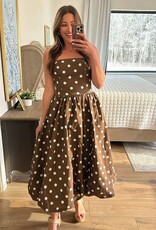Modern Muse Polka Dot Midi Dress