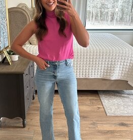 Just Black Olsen Light Wash Vintage Straight Jeans