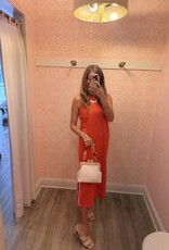 City Girl Ric Rac Midi Dress