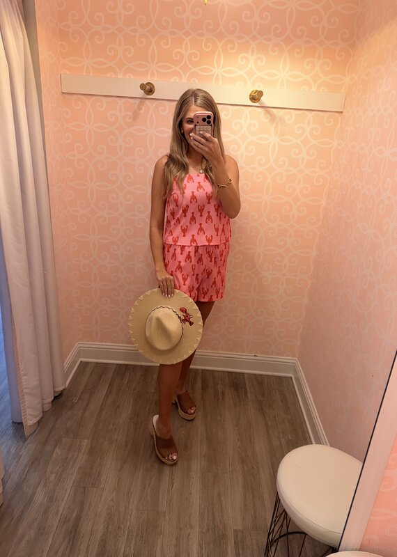 Lobster Printed Short Set