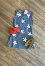 Belle Cher Seeing Starts Denim Dress