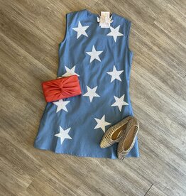 Belle Cher Seeing Starts Denim Dress