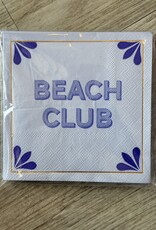 Slant Beach Club Foil Beverage Napkins