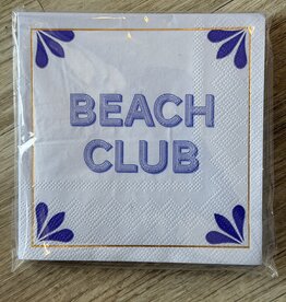 Slant Beach Club Foil Beverage Napkins