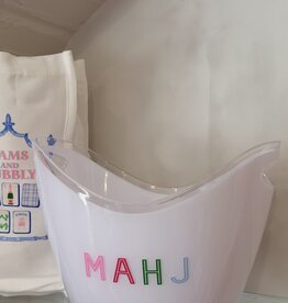 Slant Acrylic Mahj Beverage Bucket