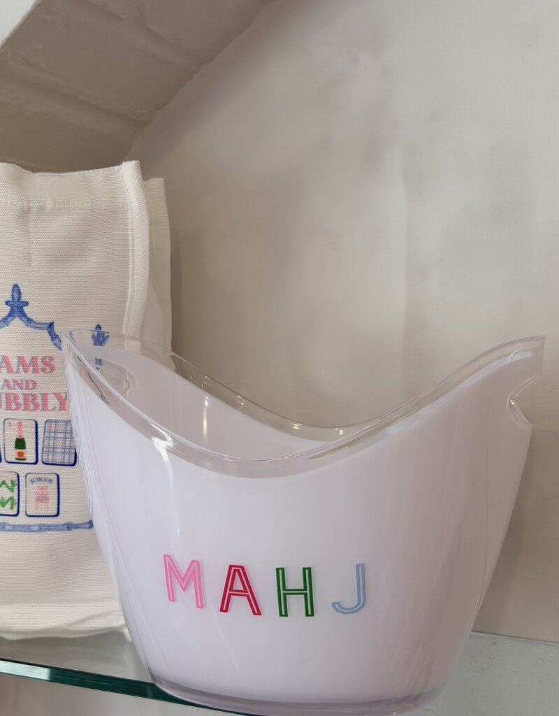 Slant Acrylic Mahj Beverage Bucket