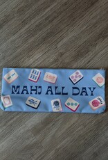 Mahjong Zipper Canvas Tile Bag