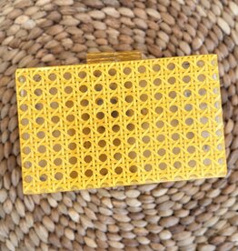 Toss Clear Box Cane Clutch