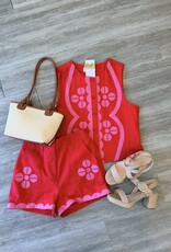 Poppy Embroidered Shorts