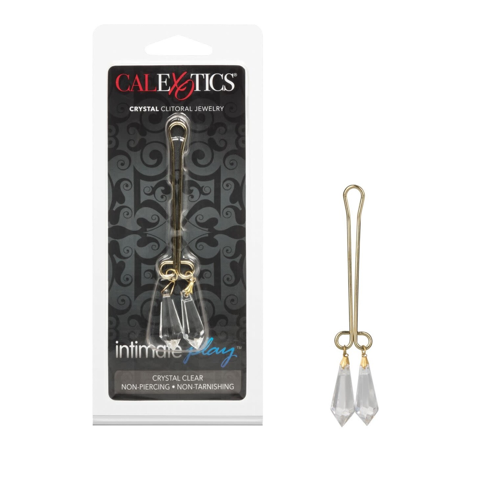 CALEXOTICS CALEXOTICS - CLEOPATRA CLIT CRYSTAL - CLEAR