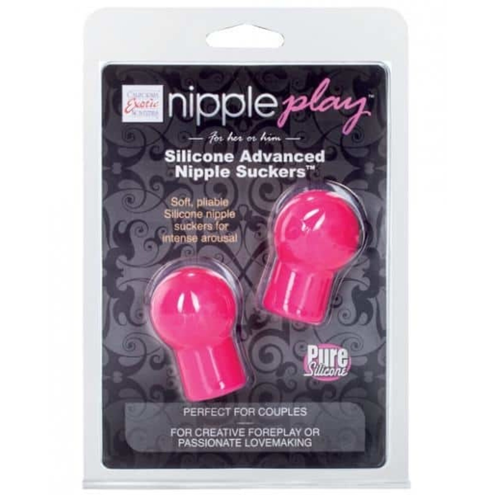 CALEXOTICS CALEXOTICS - NIPPLE PLAY - SILICONE ADVANCED NIPPLE SUCKERS - PINK