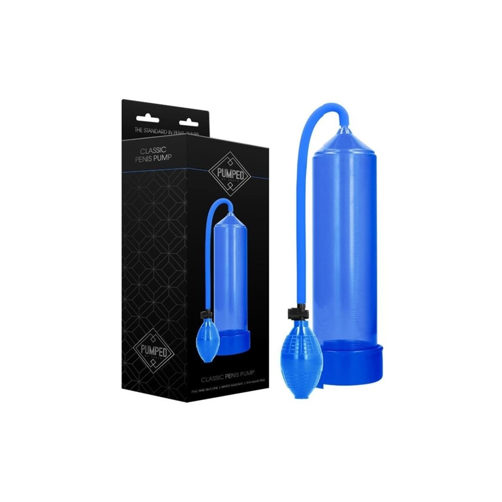 SHOTS SHOTS - PUMPED CLASSIC PENIS PUMP - BLUE