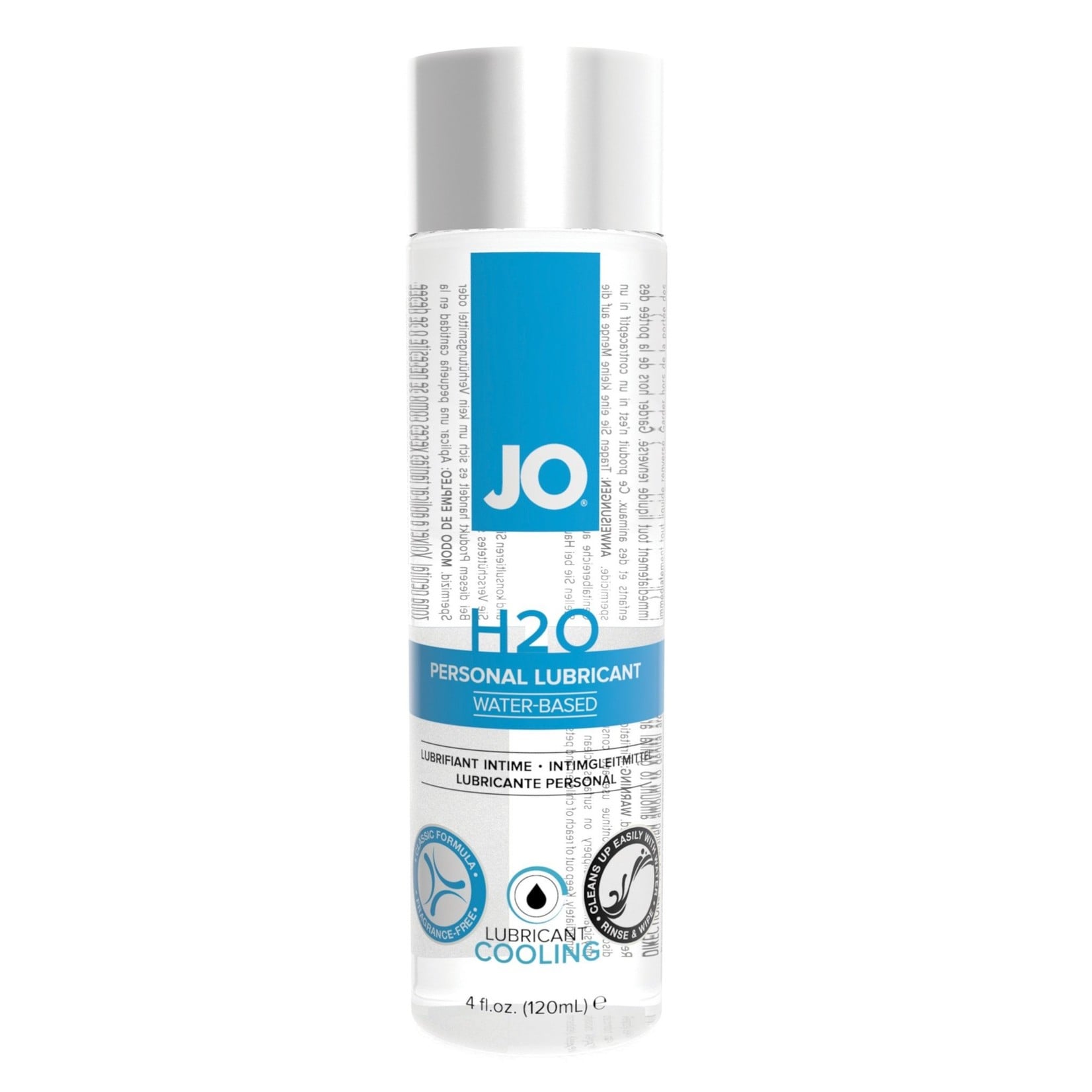 SYSTEM JO JO - H2O WATER BASED LUBE - 120/4OZ
