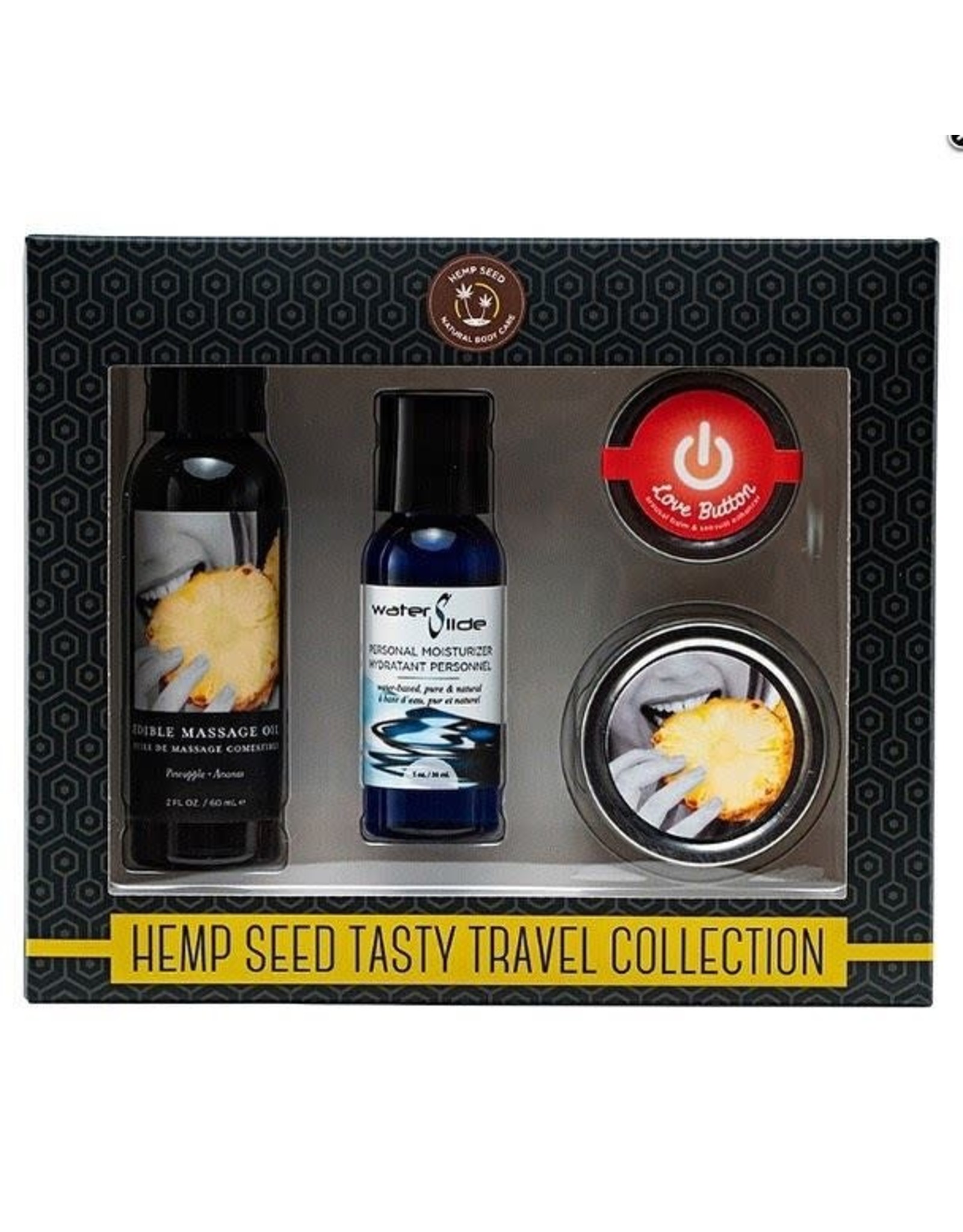 EARTHLY BODY EARTHLY BODY - HEMP SEED TASTY TRAVEL COLLECTION - PINEAPPLE