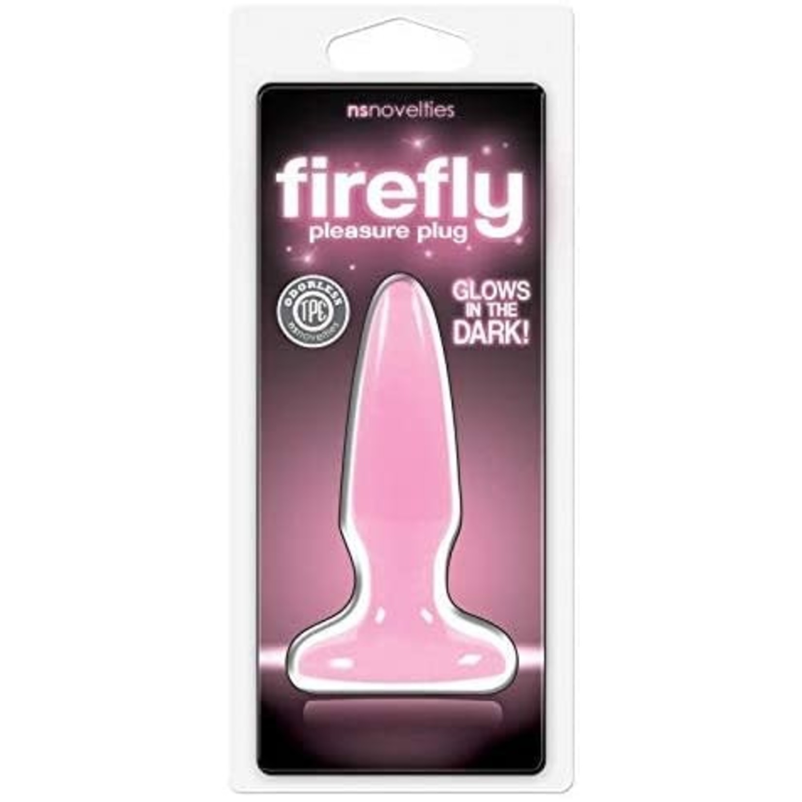 NS NOVELTIES NS - FIREFLY PLEASURE PLUG - SMALL - PINK