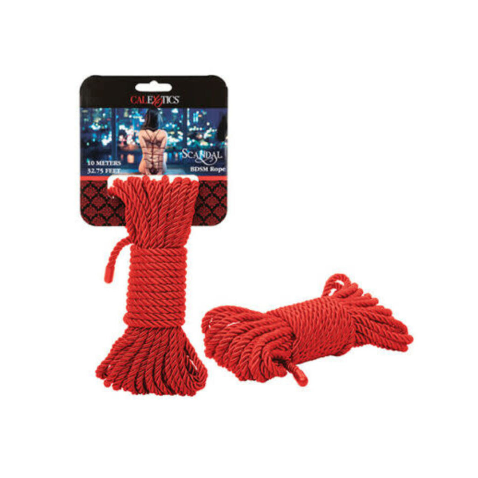 CALEXOTICS CALEXOTICS - SCANDAL BDSM ROPE 10M - RED