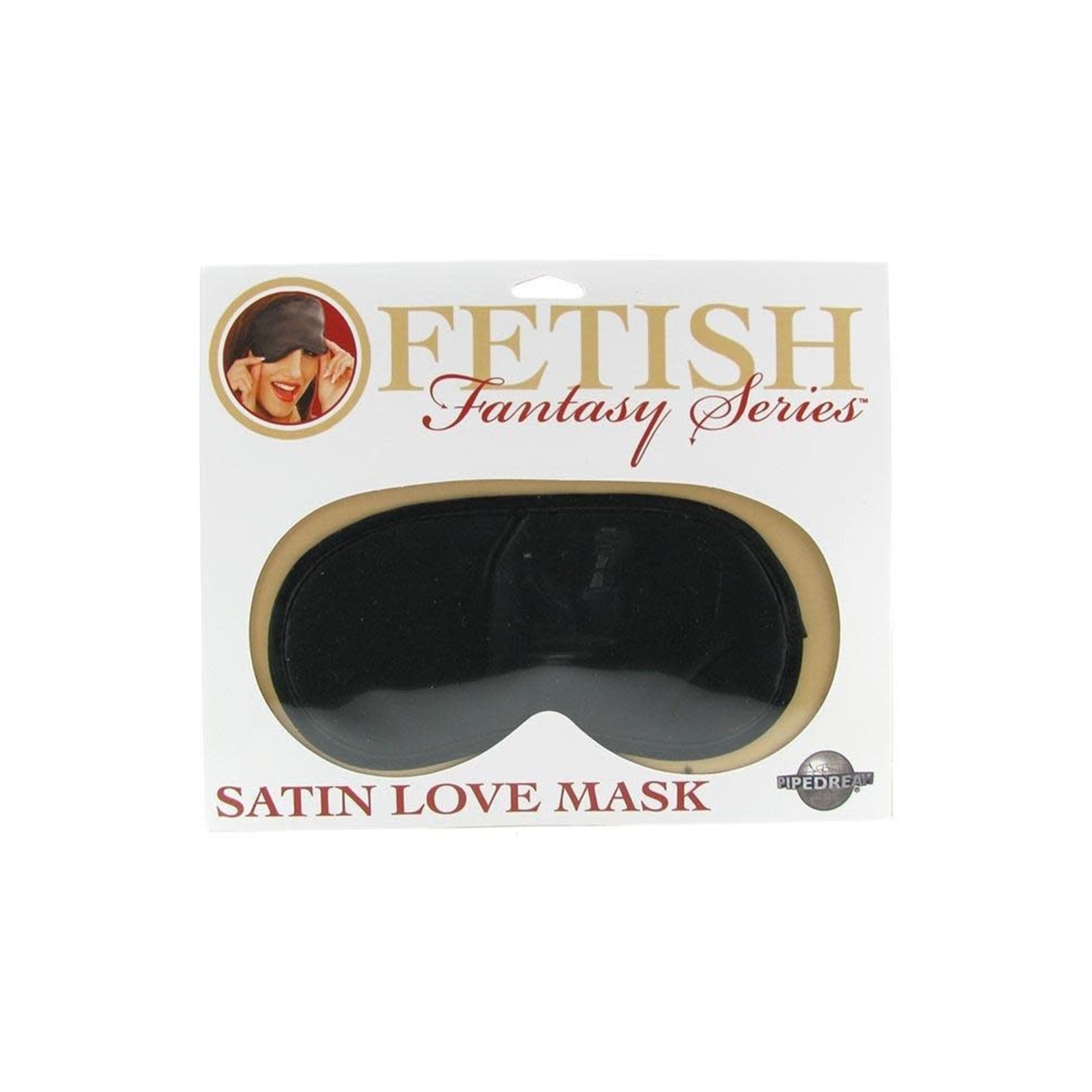 FETISH FANTASY FETISH FANTASY - SATIN LOVE MASK - BLACK