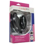 CALEXOTICS LOCK-N-PLAY REMOTE PANTY TEASER BLACK