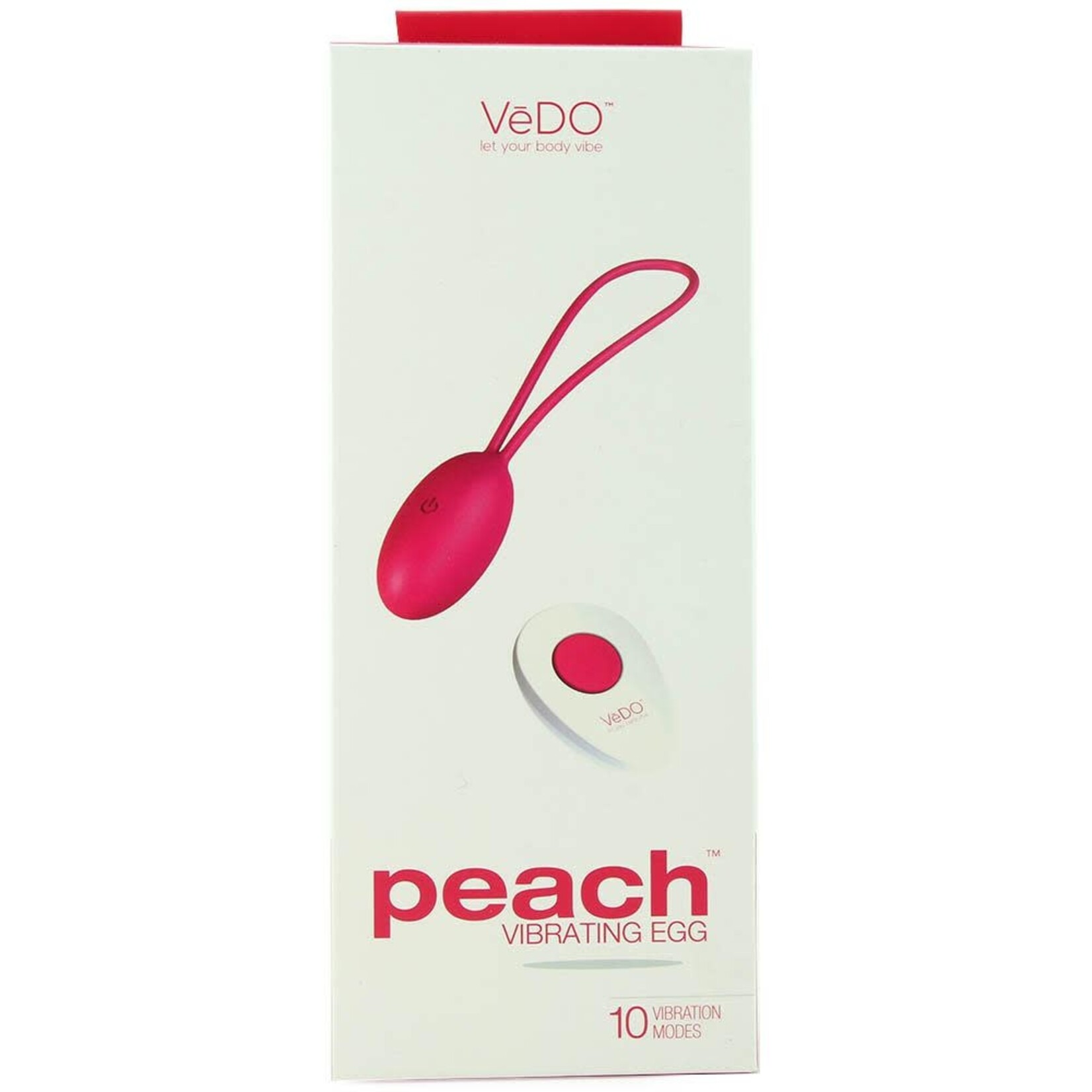 VEDO VEDO - PEACH RECHARGEABLE EGG VIBE - FOXY PINK