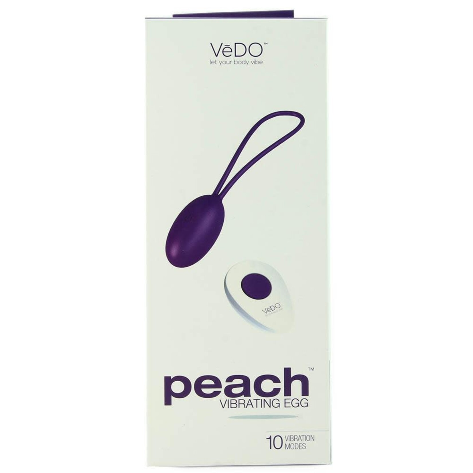 VEDO VEDO - PEACH REMOTE VIBRATING EGG - IN TO YOU INDIGO