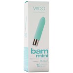 VEDO VEDO - BAM MINI RECHARGEABLE BULLET VIBE - TEASE ME TURQUOISE