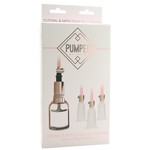 SHOTS PUMPED - CLITORAL & NIPPLE PUMP SET - MEDIUM - ROSE GOLD