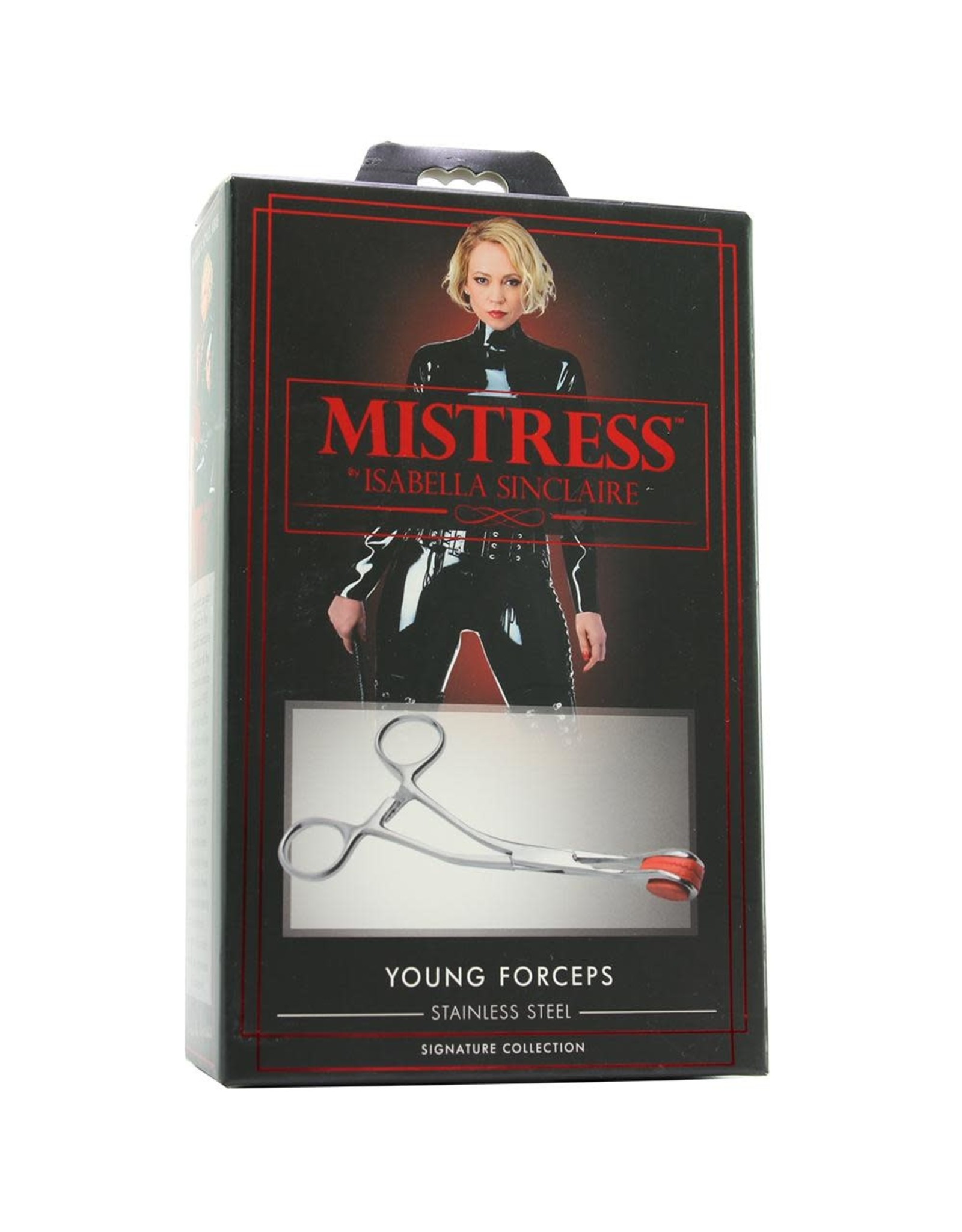XR BRANDS MISTRESS ISABELLA SINCLAIRE - STAINLESS STEEL YOUNG FORCEPS