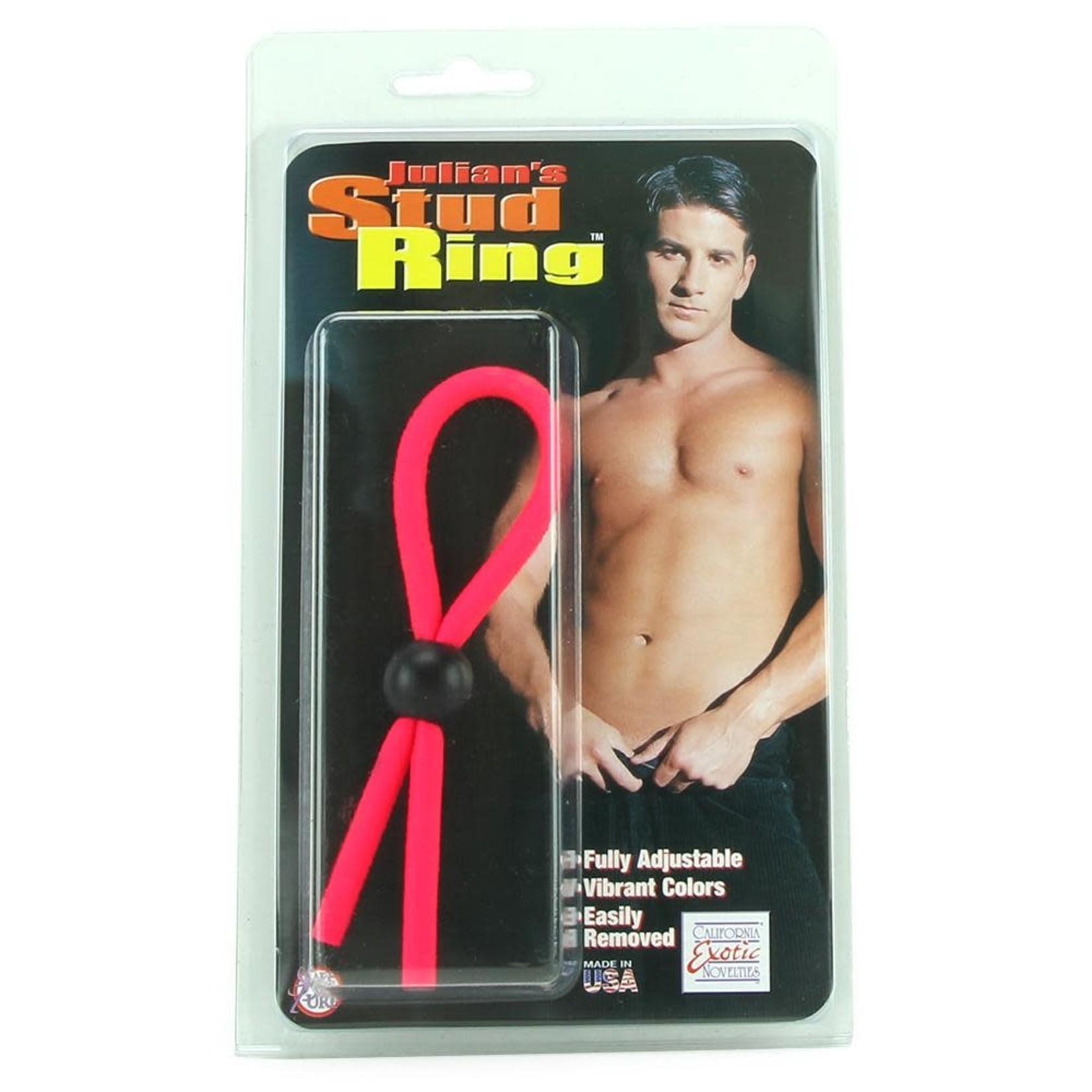 CALEXOTICS CALEXOTICS - JULIAN'S STUD - ADJUSTABLE COCK RING - ASSORTED