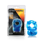 BLUSH BLUSH - STAY HARD - REUSABLE 5 FUNCTION COCK RING - BLUE