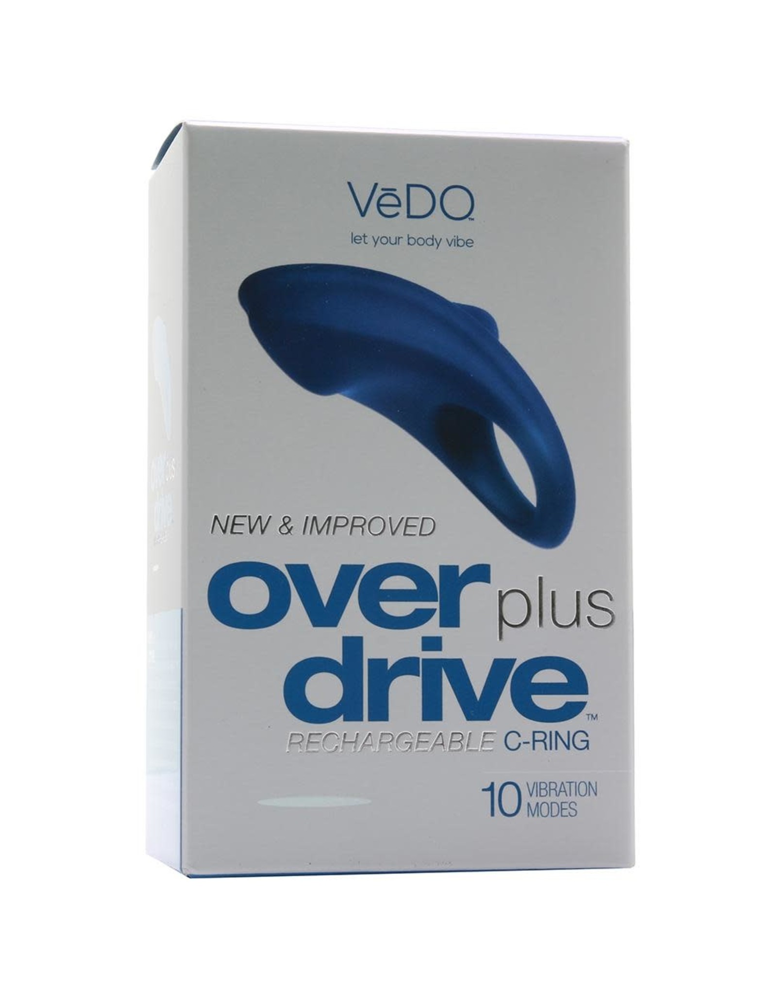 VEDO VEDO - OVER DRIVE PLUS - RECHARGEABLE C-RING -BLUE