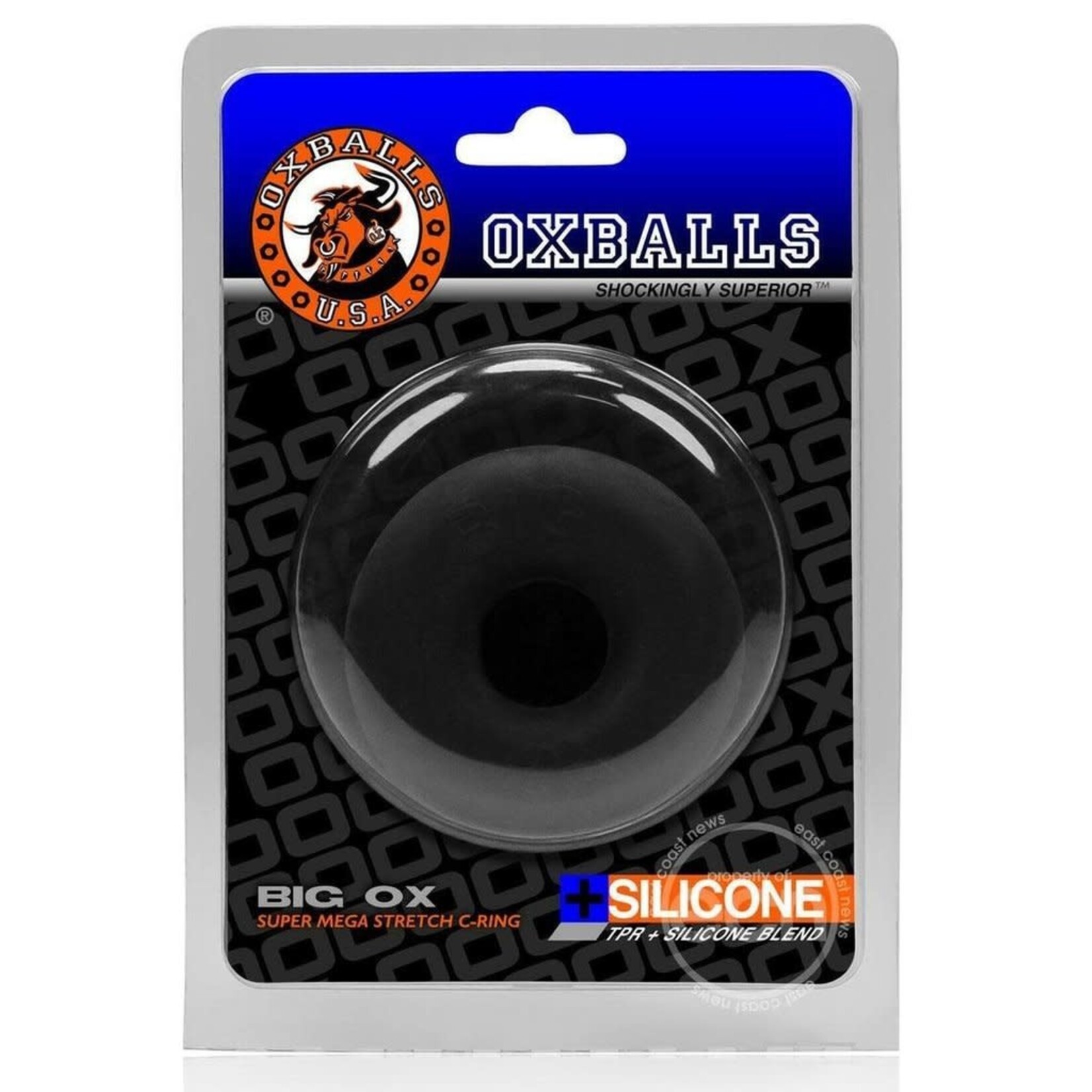 OXBALLS OXBALLS - BIG OX COCK RING - BLACK