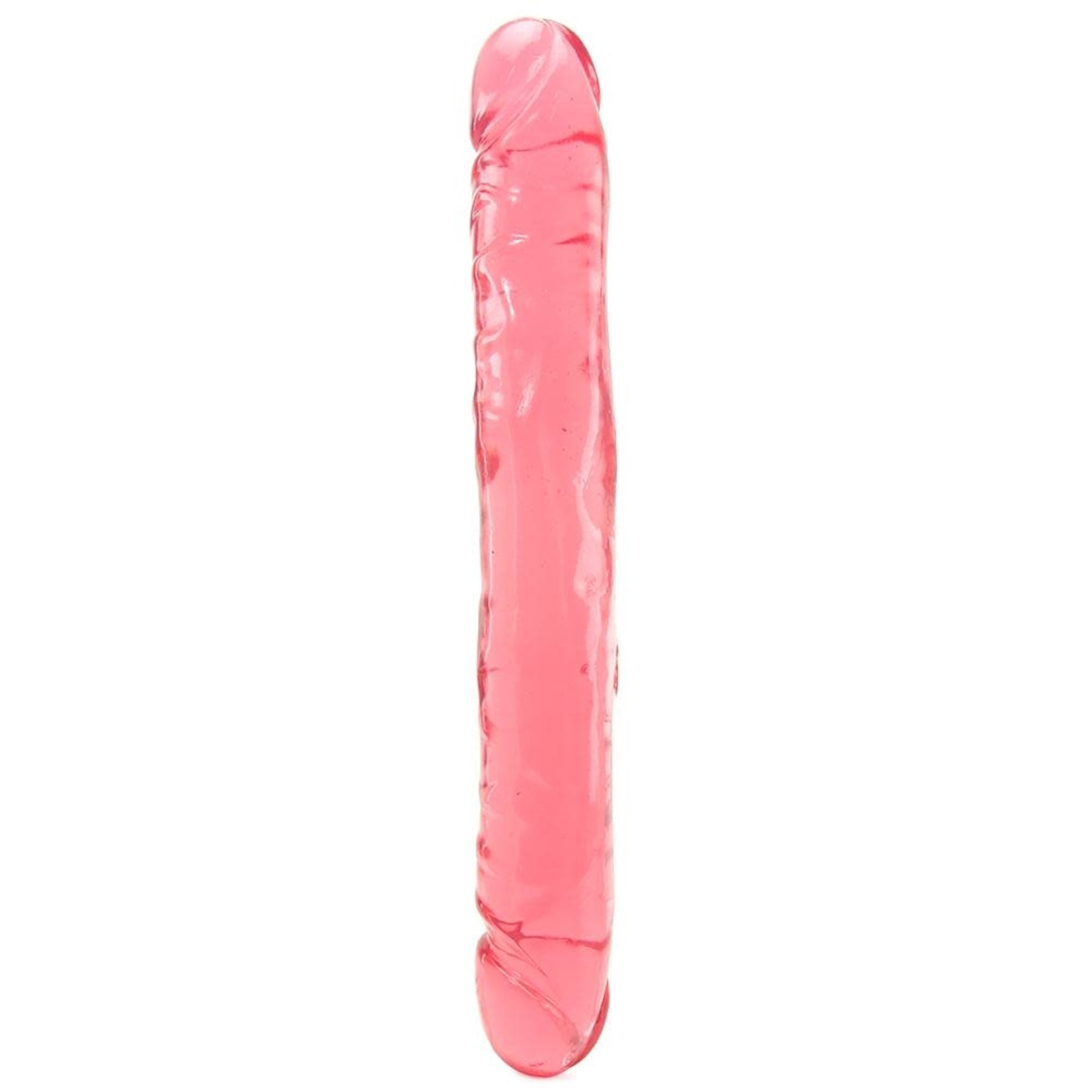 DOC JOHNSON DOC JOHNSON - CRYSTAL JELLIES - DOUBLE 12" DILDO - PINK