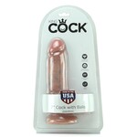 KING COCK KING COCK - 7" COCK W/BALLS - FLESH