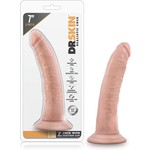 DR. SKIN BLUSH - DR. SKIN - 7" COCK WITH SUCTION CUP - VANILLA